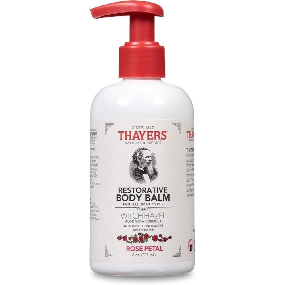 Thayers Restorative Rose Petal BODY Balm With Witch Hazel , 8 oz